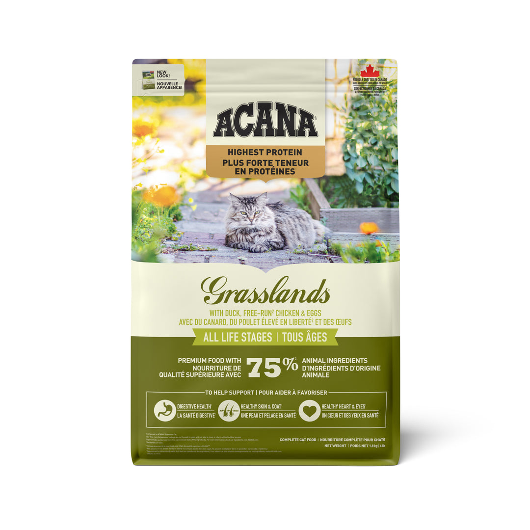 Acana Regionals - Chat Pâturages (Grasslands) - Nourriture Sèche Proteinée Sans Grains pour Chats