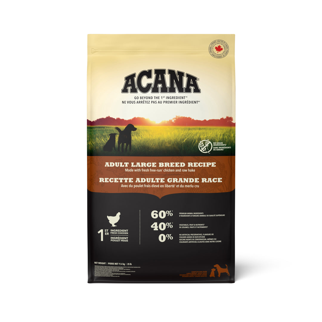 ACANA Chien Recette adulte grande race CA 11,4 kg