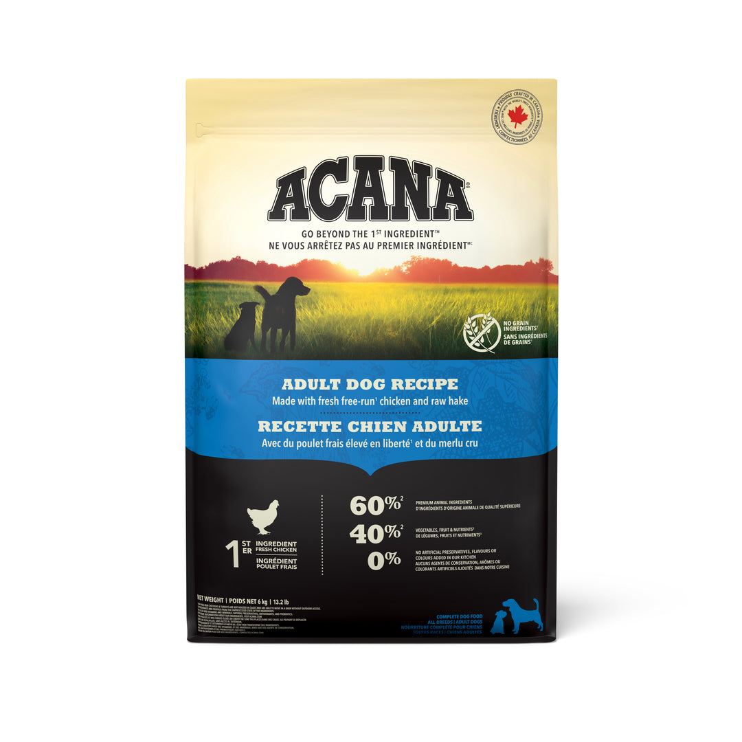 ACANA Chien Recette adulte CA 6 kg