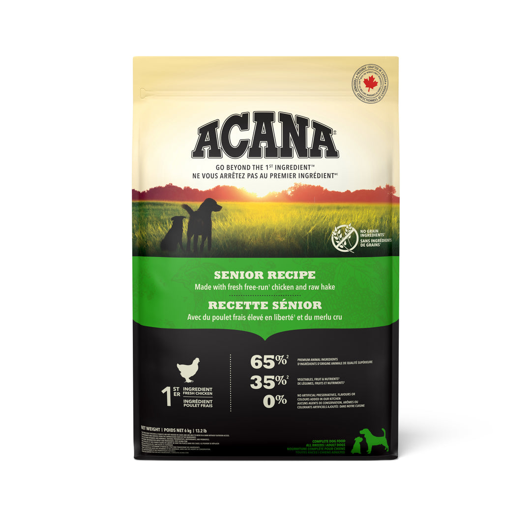 ACANA Chien Recette sénior CA 6 kg