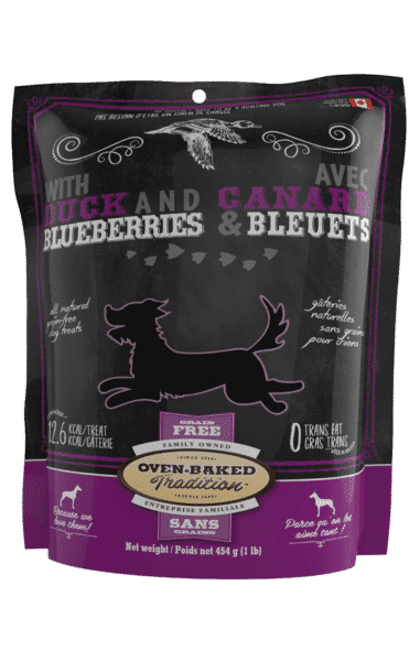 OBT Gâteries Chien Biscuits Canard & Bleuets 454g
