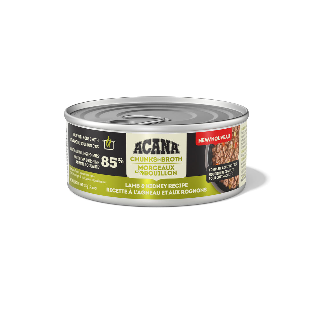 Acana - Chat Agneau et Rognons, Morceaux dans le Bouillon - Nourriture Humide pour Chats