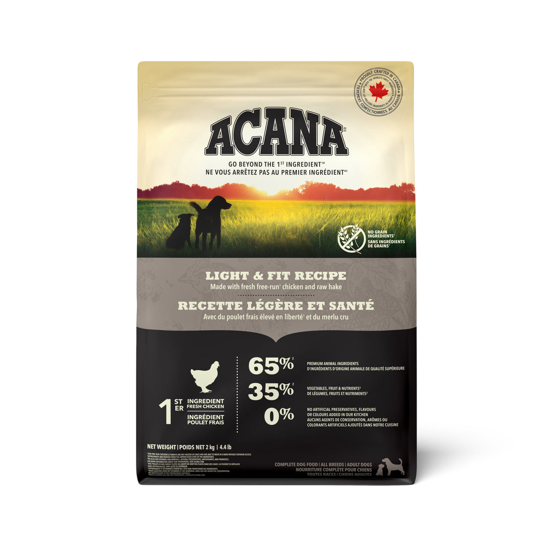 ACANA Chien Recette Légère et santé CA 2 kg