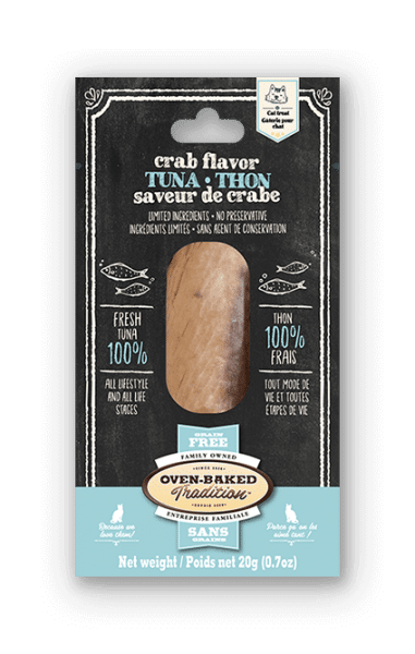 OBT Gâteries Chat Filet Thon Saveur de Crabe 20g