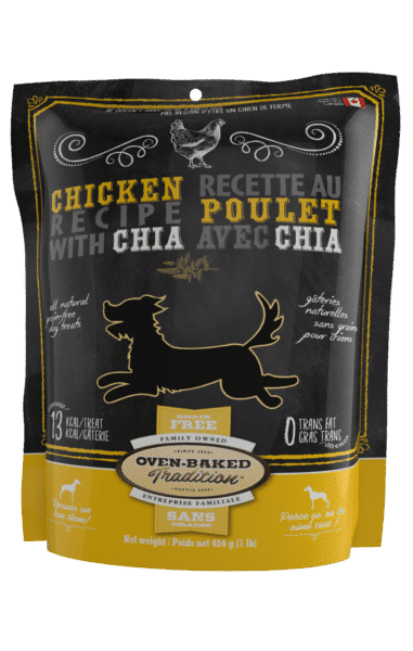 OBT Gâteries Chien Biscuits Poulet & Chia 454g